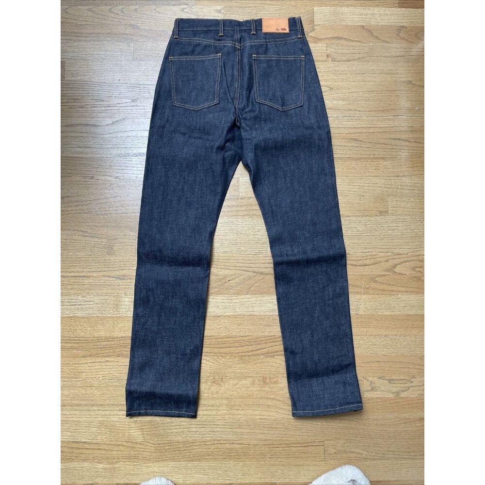 TAYLOR STITCH The Democratic Natural Indigo Selvage Denim Jeans Sz 31x34 $248 - Picture 7 of 13